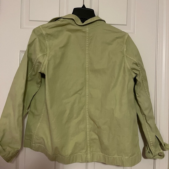 Madewell medium chartreuse garment dyed chore coat - Picture 3 of 3